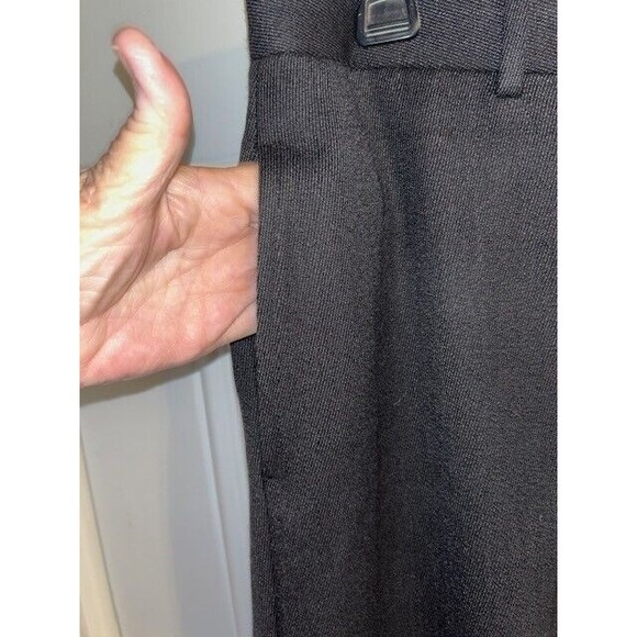 Polo Ralph Lauren Pants Mens Size 36R Blue Label Wool Black Cuff Made in Italy - Picture 2 of 8